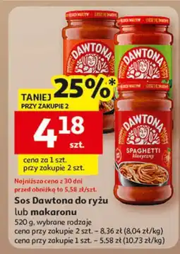 Auchan Sos boloński z bazylią Dawtona oferta