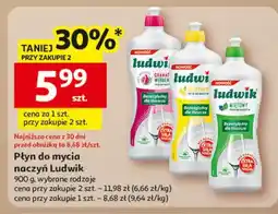 Auchan Płyn do mycia naczyń malinowy Ludwik oferta