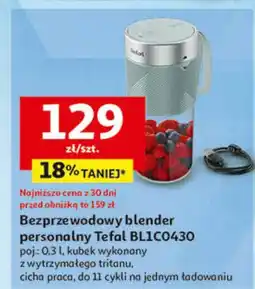 Auchan Blender bezprzewodowy bl1c0430 Tefal oferta