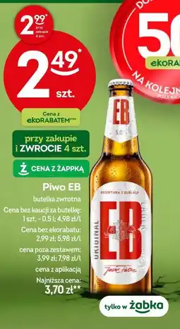 Żabka Piwo EB oferta