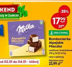 Żabka Milka Bombonierka Alpejskie Mleczko oferta