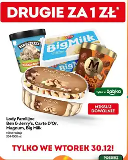 Żabka Carte D'Or Lody Tiramisu oferta