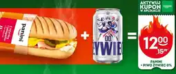 Żabka Panini + Piwo Żywiec 0% oferta