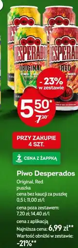 Żabka Piwo Desperados (Original, Red) oferta