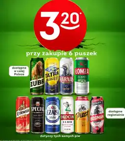 Żabka Piwo (wybrane rodzaje) oferta