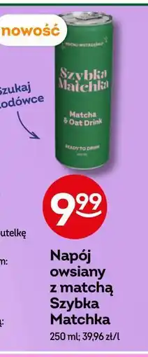 Żabka Napój owsiany z matchą Szybka Matchka oferta