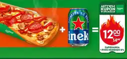 Żabka Zapiekanka + Piwo Heineken 0% oferta