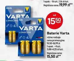 Żabka Baterie Varta oferta