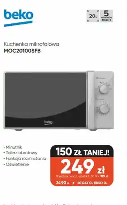Max Elektro Beko Kuchenka mikrofalowa MOC20100SFB oferta