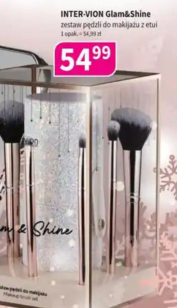 Drogerie Polskie INTER-VION Glam&Shine zestaw pędzli do makijażu z etui oferta