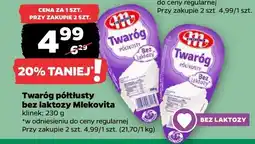 Netto Twaróg półtłusty bez laktozy Mlekovita oferta