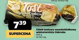 Netto Chleb tostowy wysokobiałkowy wieloziarnisty Oskroba oferta