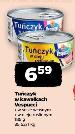 Netto Tuńczyk w kawałkach Vespucci w oleju roślinnym oferta