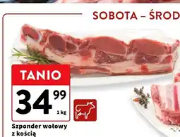 Intermarche Szponder wołowy z kością oferta