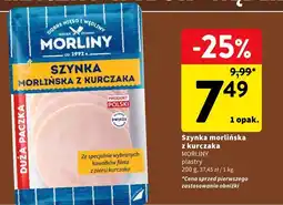 Intermarche Szynka morlińska z kurczaka MORLINY oferta