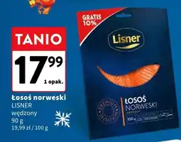 Intermarche Łosoś norweski LISNER wędzony oferta