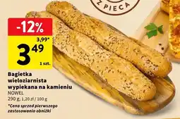 Intermarche Bagietka wieloziarnista wypiekana na kamieniu NOWEL oferta