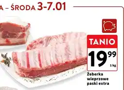 Intermarche Żeberka wieprzowe paski extra oferta