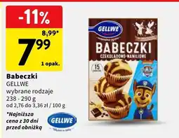 Intermarche Babeczki Gellwe wybrane rodzaje oferta