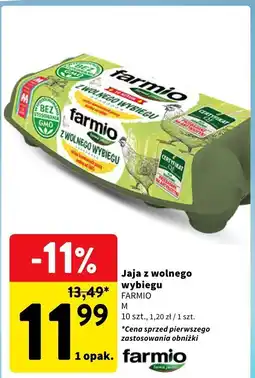 Intermarche Jaja z wolnego wybiegu Farmio M oferta