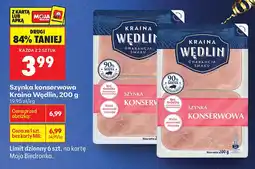 Biedronka Szynka konserwowa Kraina Wedlin oferta