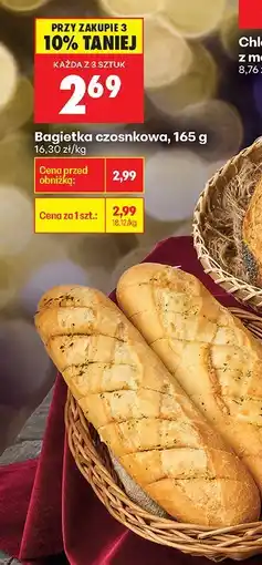 Biedronka Bagietka czosnkowa oferta