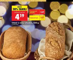Biedronka Chleb w stylu włoskim oferta