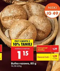 Biedronka Bułka razowa oferta