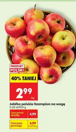 Biedronka Jabłko polskie Szampion na wagę oferta