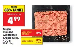 Biedronka Mięso mielone wieprzowe Kraina Mięs oferta