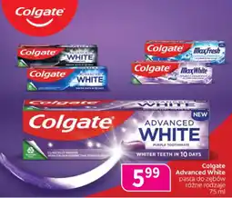 Drogerie Polskie Colgate Advanced White pasta oferta