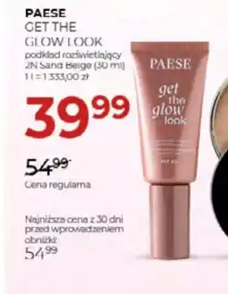 Jawa Drogerie PAESE Get The Glow Look podkŁad oferta