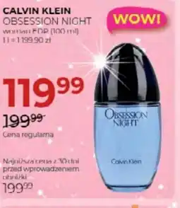 Jawa Drogerie Calvin Klein Obsession Night oferta