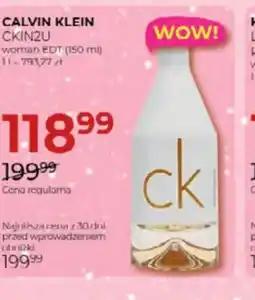 Jawa Drogerie Calvin Klein CKIN2U EDT oferta