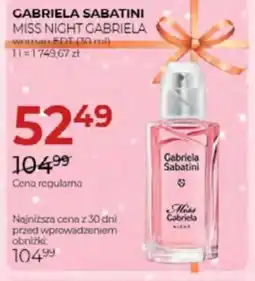 Jawa Drogerie Gabriela Sabatini Miss Night Gabriela oferta