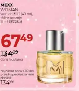 Jawa Drogerie MEXX Woman oferta