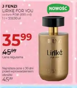 Jawa Drogerie J Fenzi Lirike For You oferta