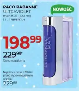 Jawa Drogerie Paco Rabanne Ultraviolet men EDT oferta