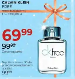 Jawa Drogerie Calvin Klein Free men EDT oferta