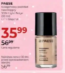 Jawa Drogerie PAESE kolagenowy podkŁad nawilŻajĄcy oferta