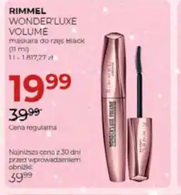 Jawa Drogerie Rimmel Wonder'Luxe Volume maskara oferta