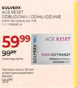 Jawa Drogerie Solverx Age Reset krem do twarzy oferta