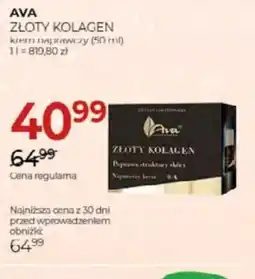 Jawa Drogerie AVA ZŁoty Kolagen krem naprawczy oferta
