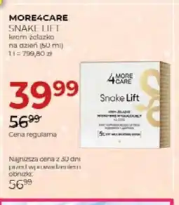 Jawa Drogerie MORE4CARE Snake Lift krem Żelazko oferta