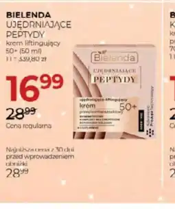 Jawa Drogerie Bielenda UjĘdrniajĄce Peptydy krem oferta