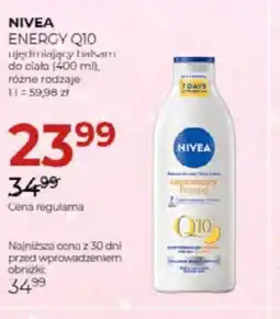 Jawa Drogerie Nivea Energy Q10 balsam oferta