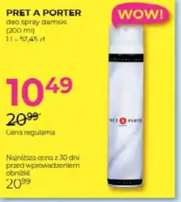 Jawa Drogerie PRET A PORTER deo spray damski oferta