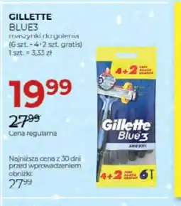 Jawa Drogerie Gillette Blue3 maszynki do golenia oferta