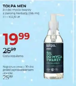 Jawa Drogerie ToŁpa MEN Żel do mycia twarzy oferta
