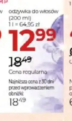 Jawa Drogerie OdŻywka do wŁosÓw oferta